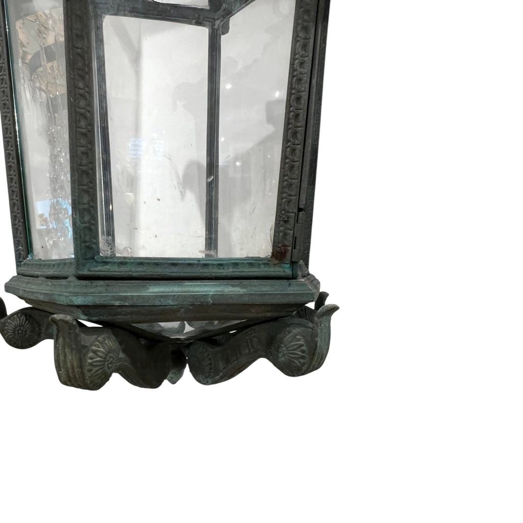 19th Century Italian Pair of Bronze Lanterns