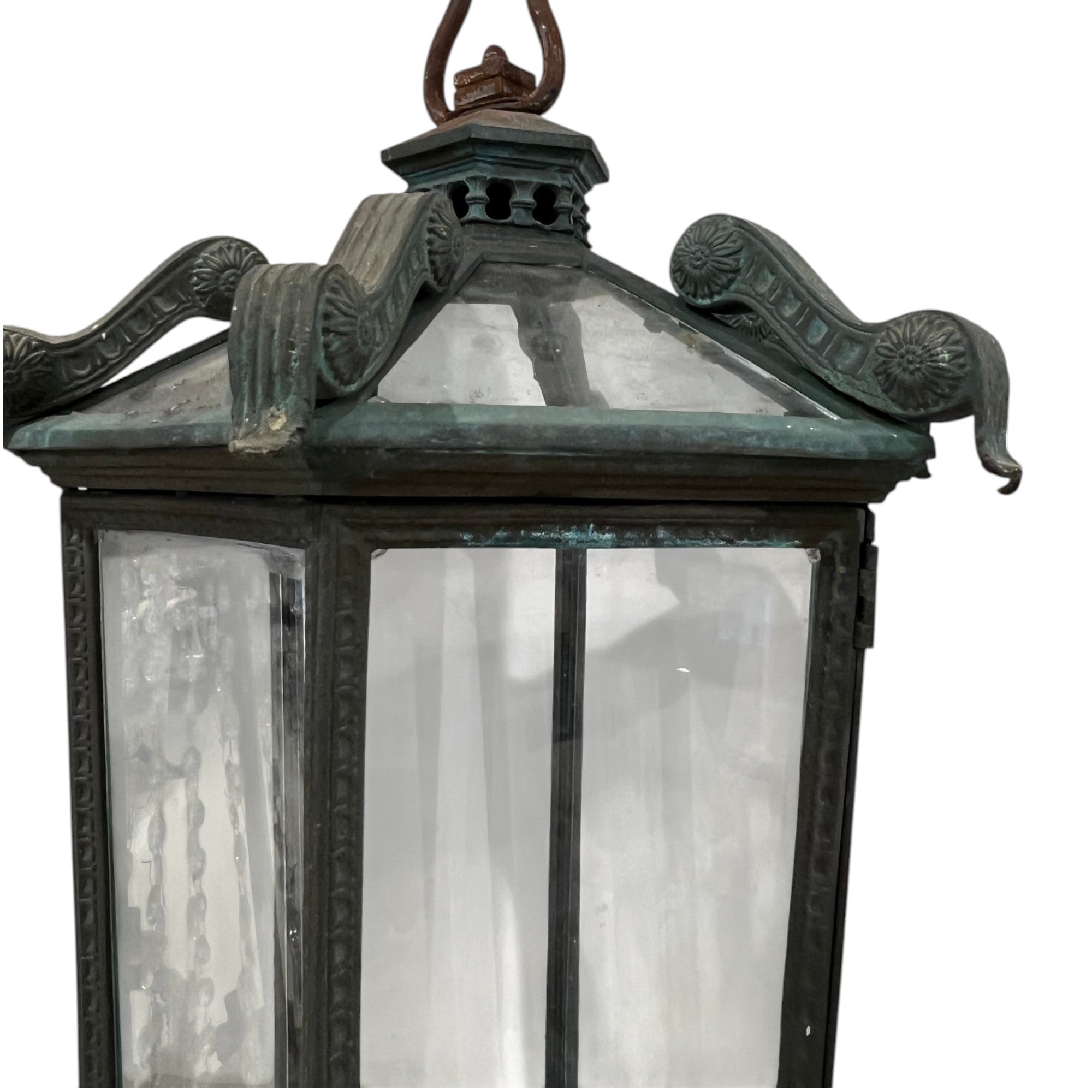 19th Century Italian Pair of Bronze Lanterns