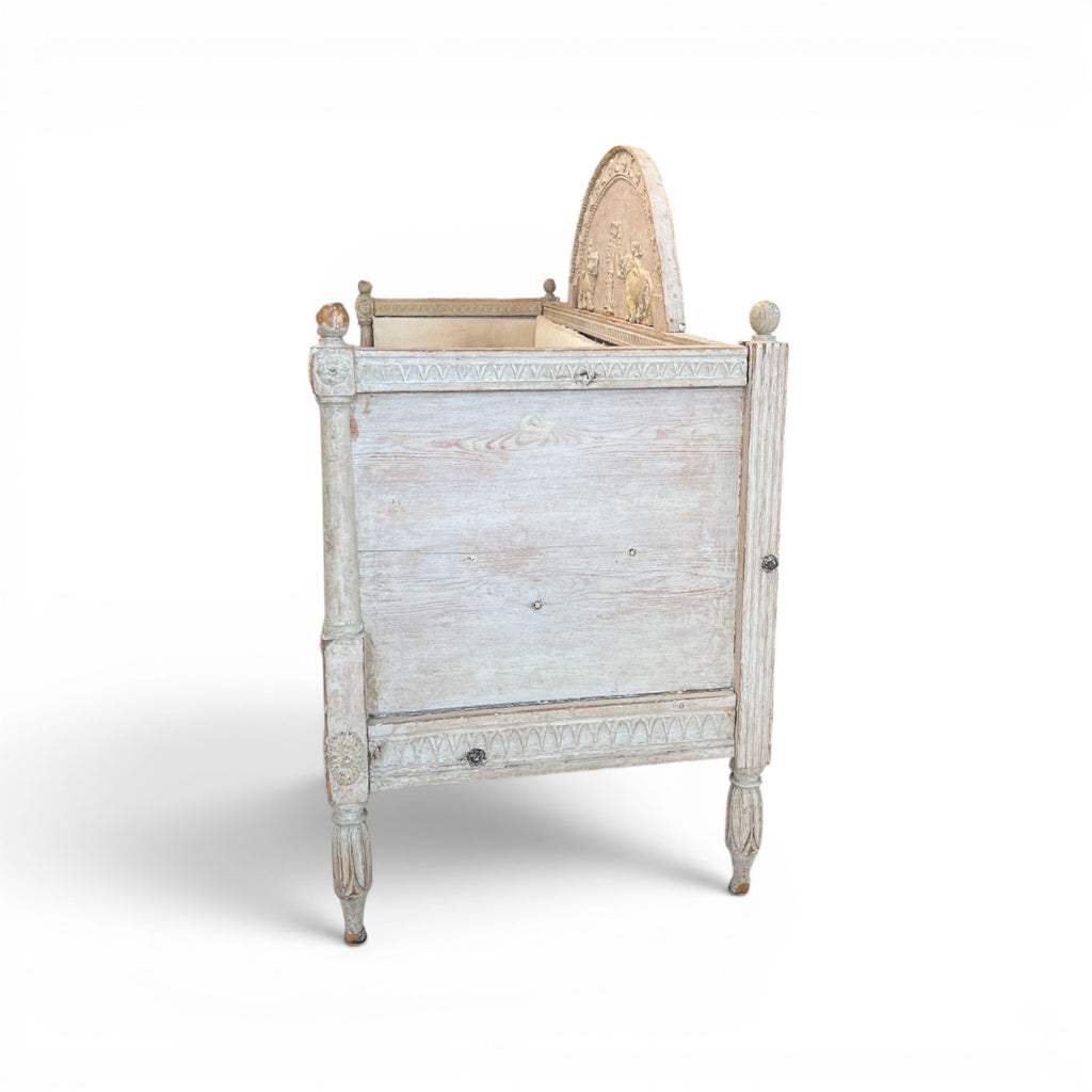 Antique Swedish Neoclassical Bench
