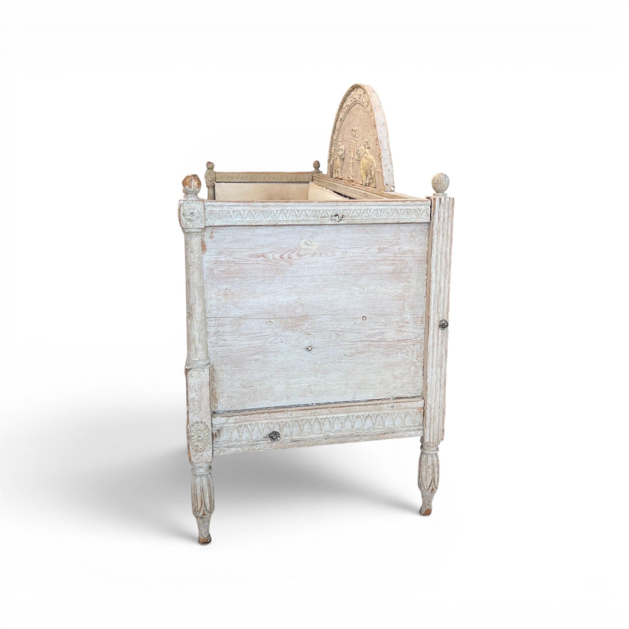 Antique Swedish Neoclassical Bench
