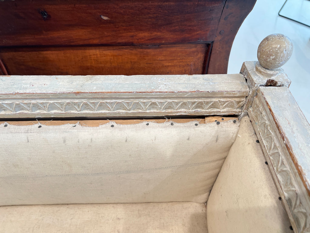 Antique Swedish Neoclassical Bench