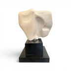Augusto Ortego Escobedo Abstract Marble Sculpture, Signed 1988