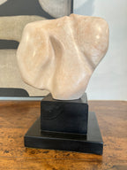 Augusto Ortego Escobedo Abstract Marble Sculpture, Signed 1988
