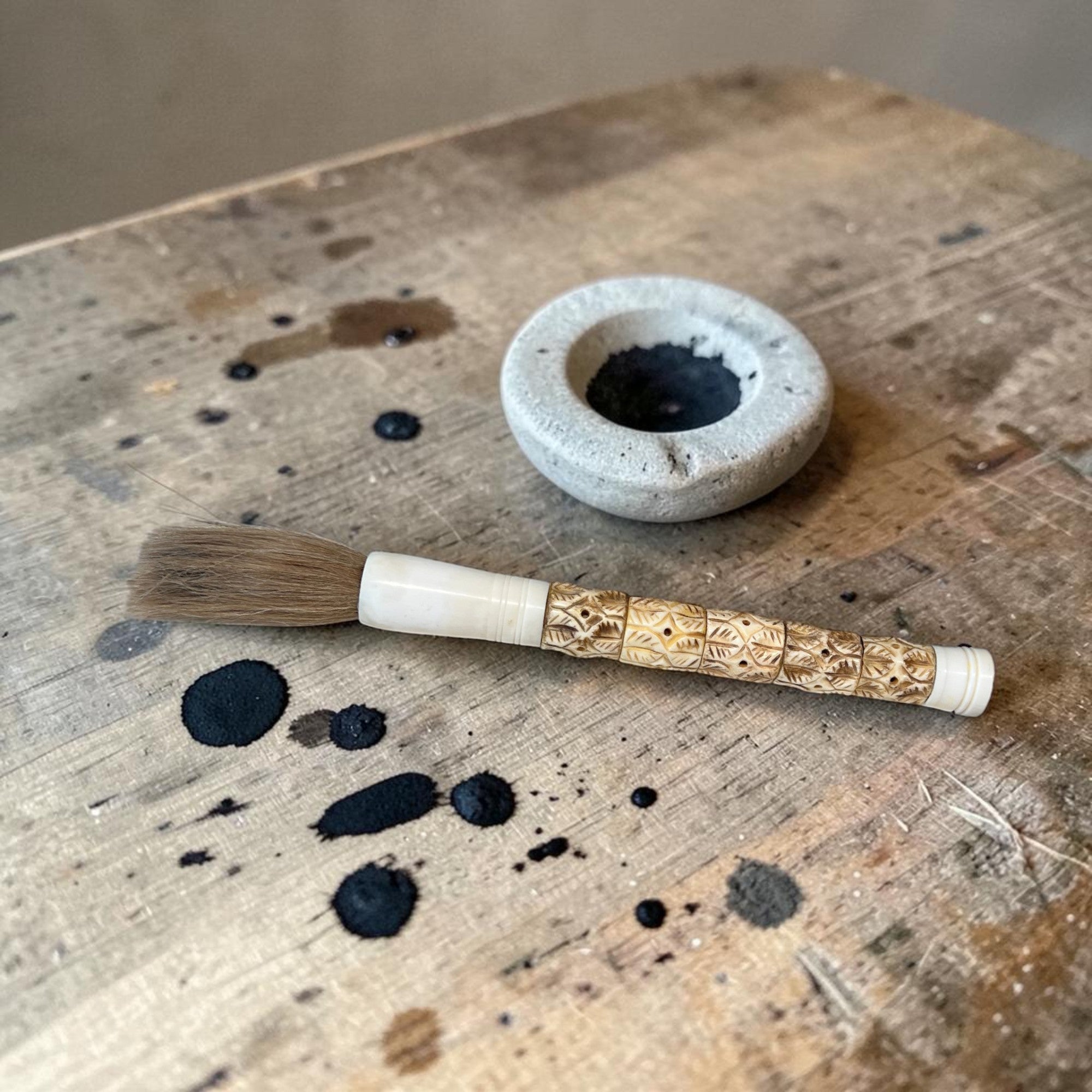 Large Lucky Feather Calligraphy Brush