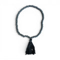 Black Wood Prayer Beads with Tassel