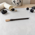 Carved Black Wood Calligraphy Brush