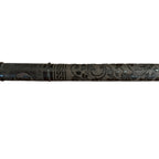Carved Black Wood Calligraphy Brush