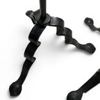 Pair of Spanish Black Iron Antique Floor Lamps