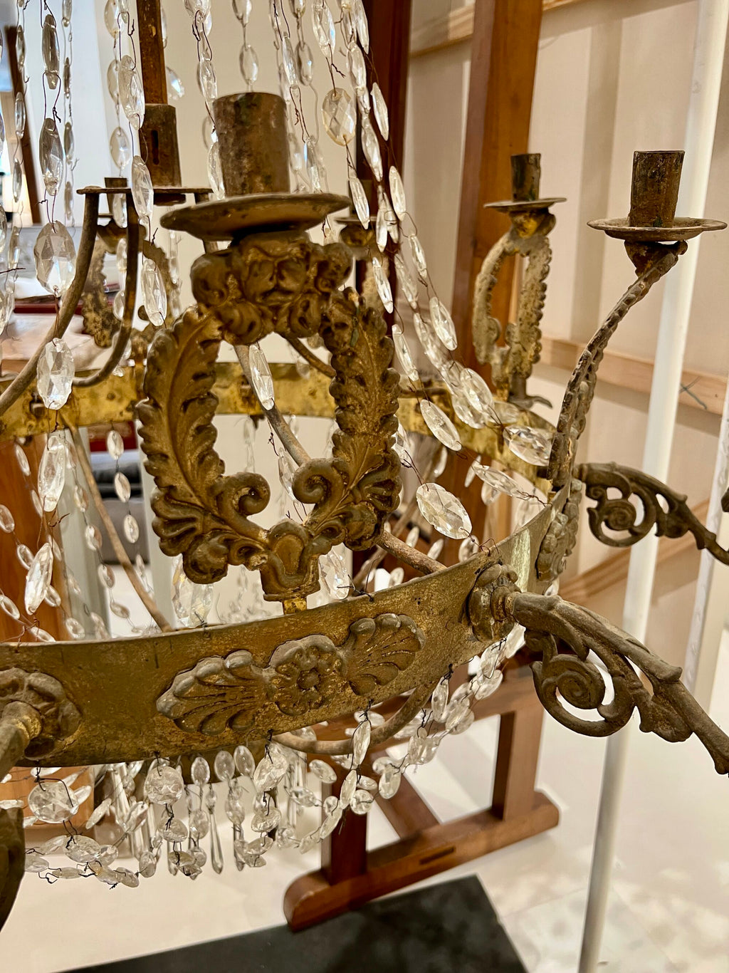 French 19th Century Empire Chandelier