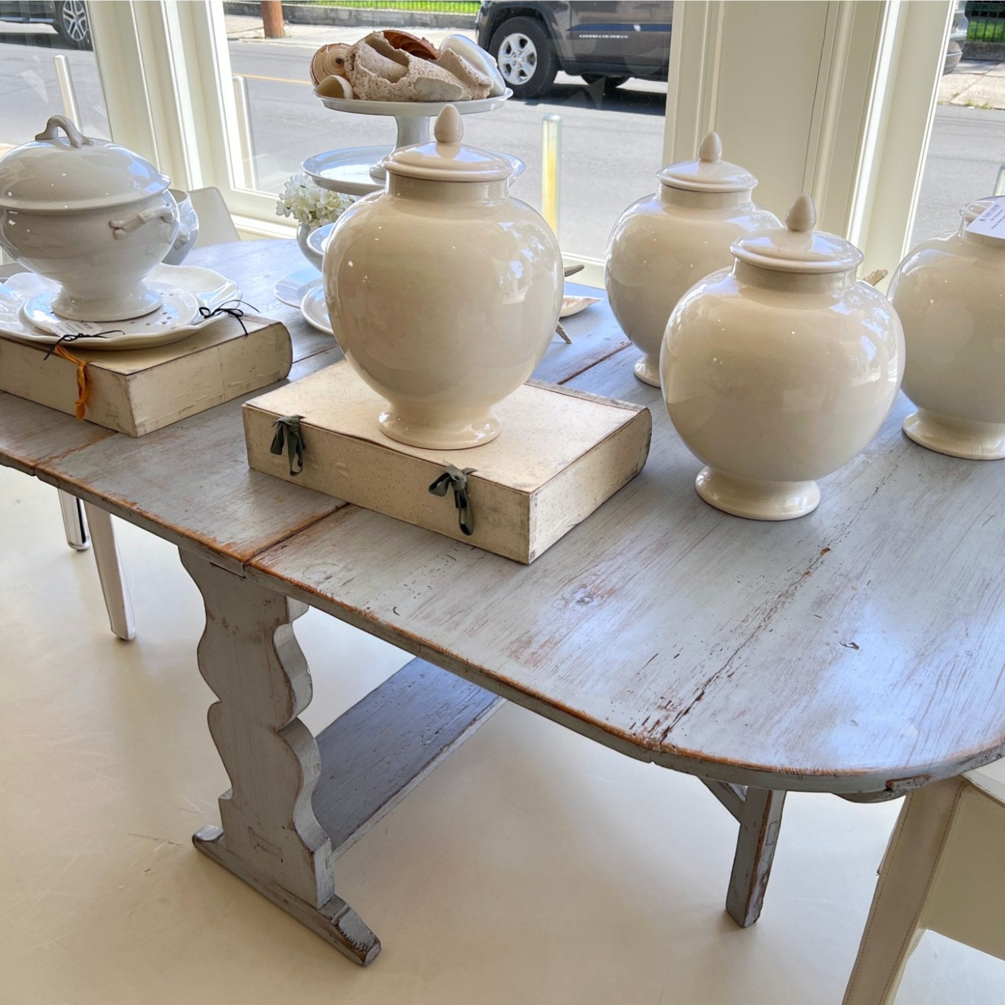 19th Century Gustavian Dropleaf Dining Table