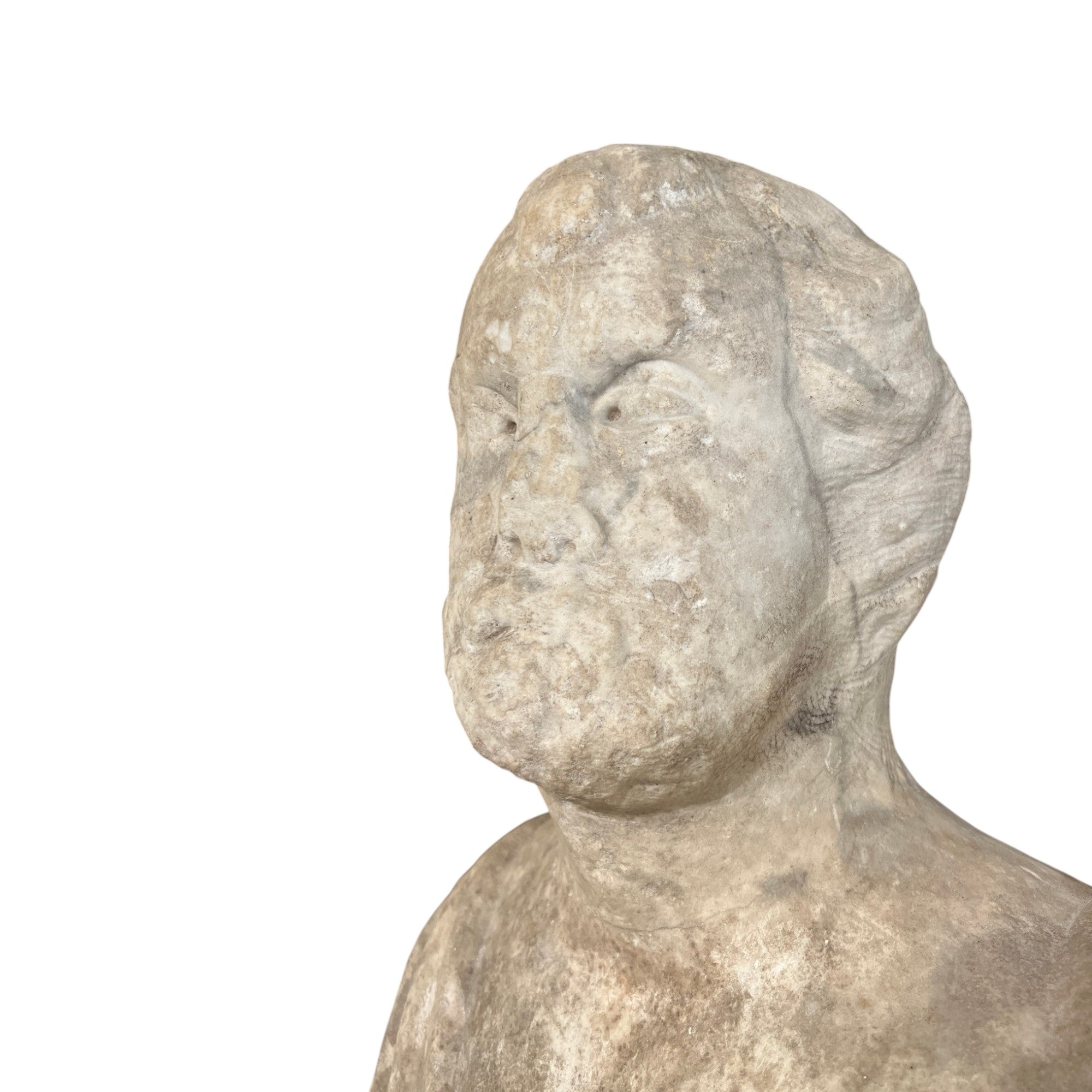 18th Century Italian Roman Emperor Marble Bust