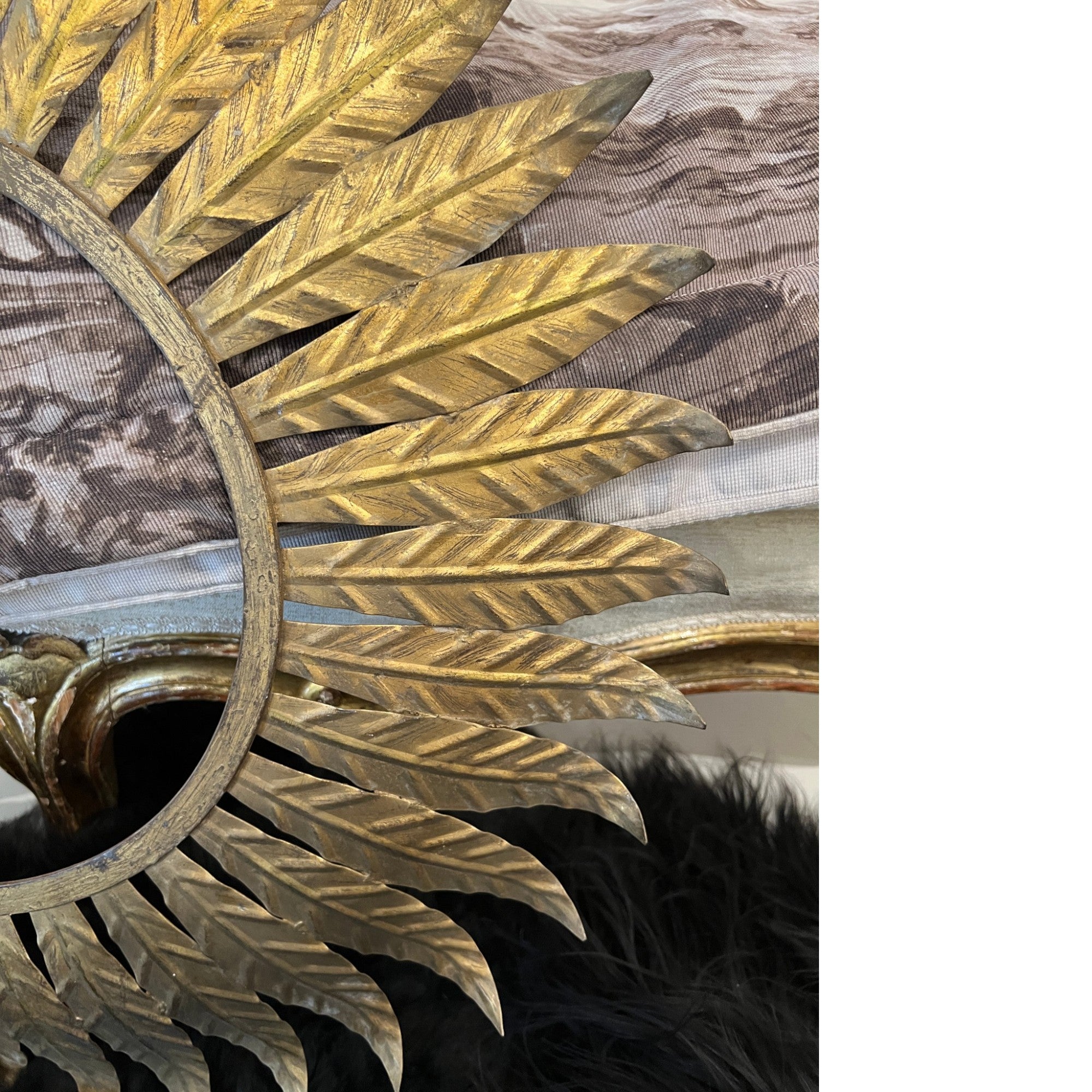 Spanish Gilded Iron Sunburst