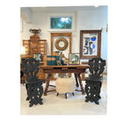19th Century Swiss Antique Walnut Table with Slate & 2 Leaves