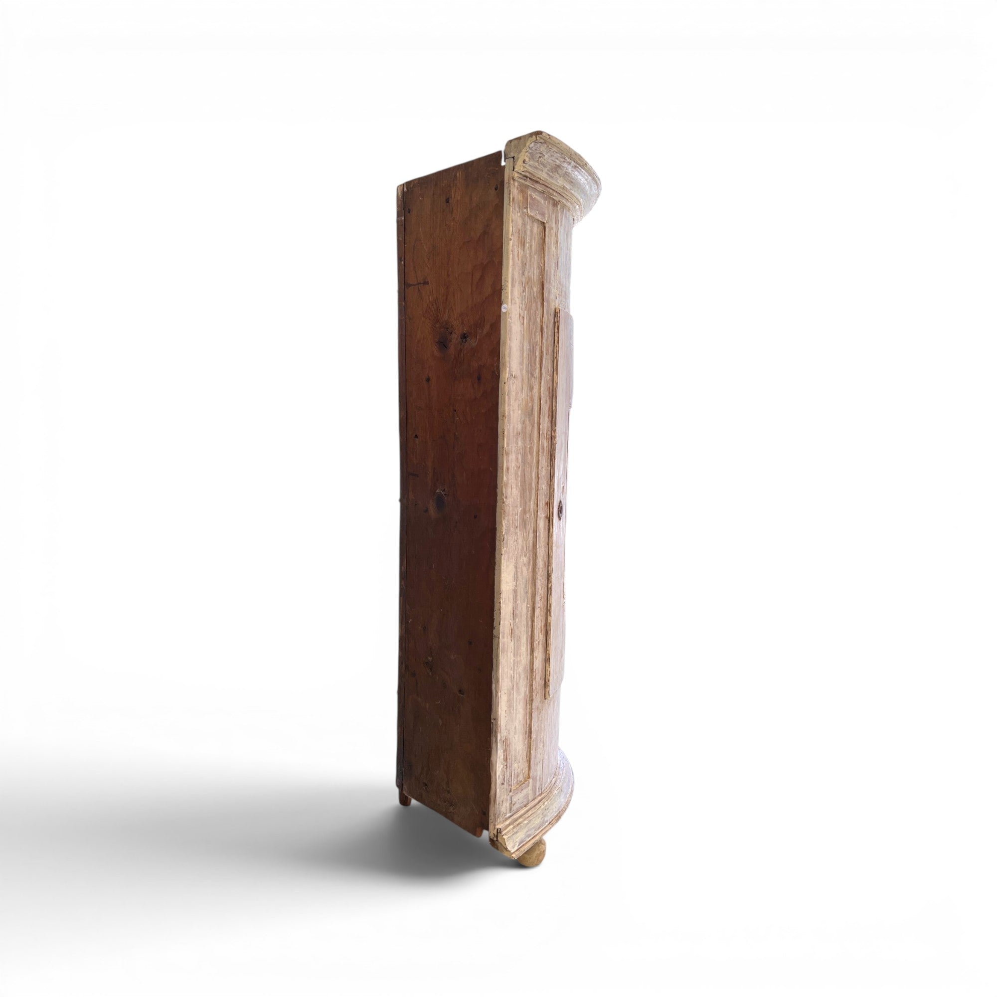 18th Century Swedish Baroque Corner Cabinet