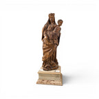 17th Century Madonna & Child Statue