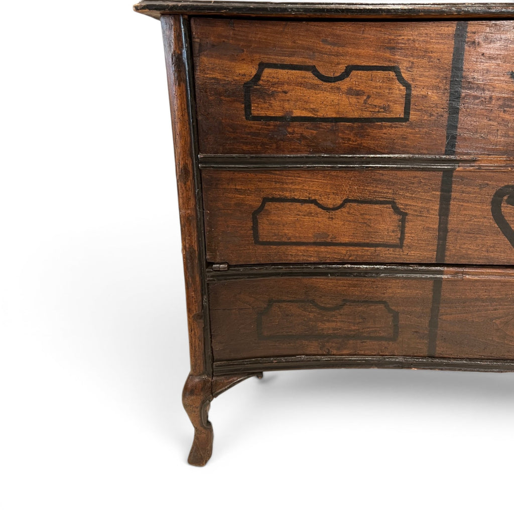 18th Century Venetian Buffet or Cabinet with Ebonized Inlay