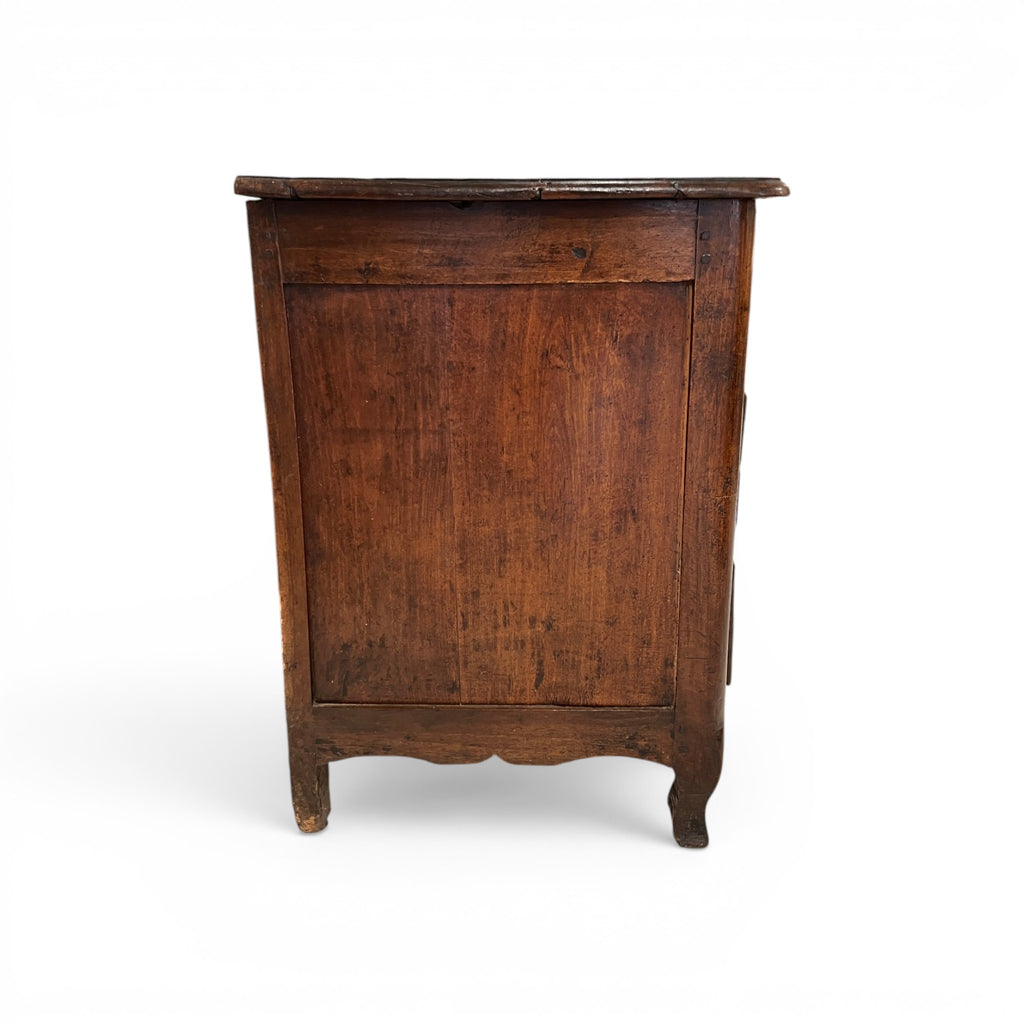 18th Century French Louis XV Walnut Chest or Commode with Original Bronze Hardware