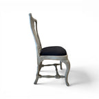 18th Century Swedish Rococo Set of 8 Chairs