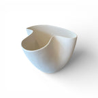 White Wavy Vessel
