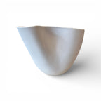 White Wavy Vessel