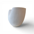 White Wavy Vessel