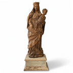 17th Century Madonna & Child Statue