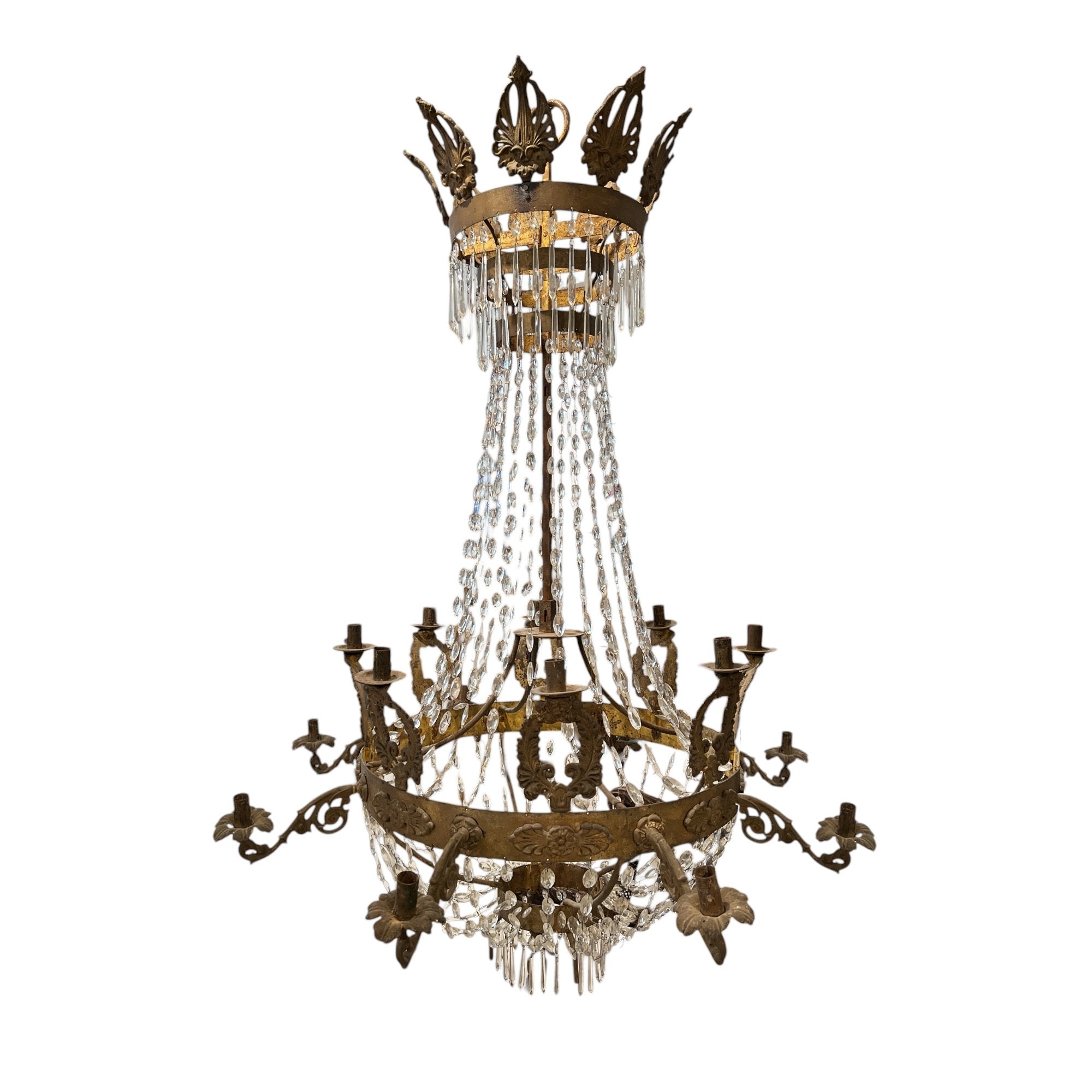 French 19th Century Empire Chandelier