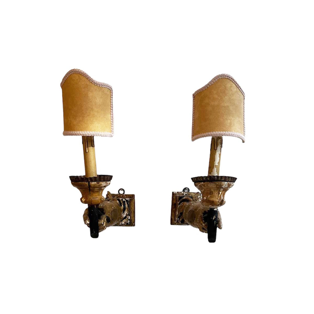 Pair of 18th Century Italian Arm Sconces