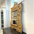 18th Century German Rare Antique Louis XIV/XV Gilded Mirror