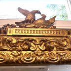 18th Century German Rare Antique Louis XIV/XV Gilded Mirror