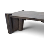 Mid-Century Gae Aulenti Black Marble Coffee Table