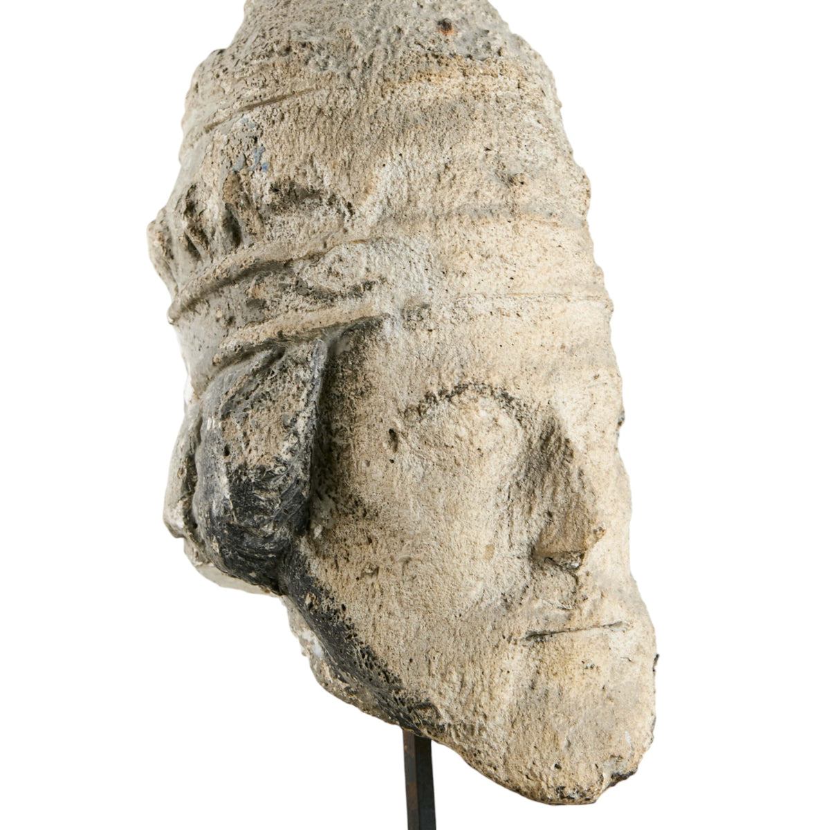 16th Century Italian Limestone Bust of St. Peter