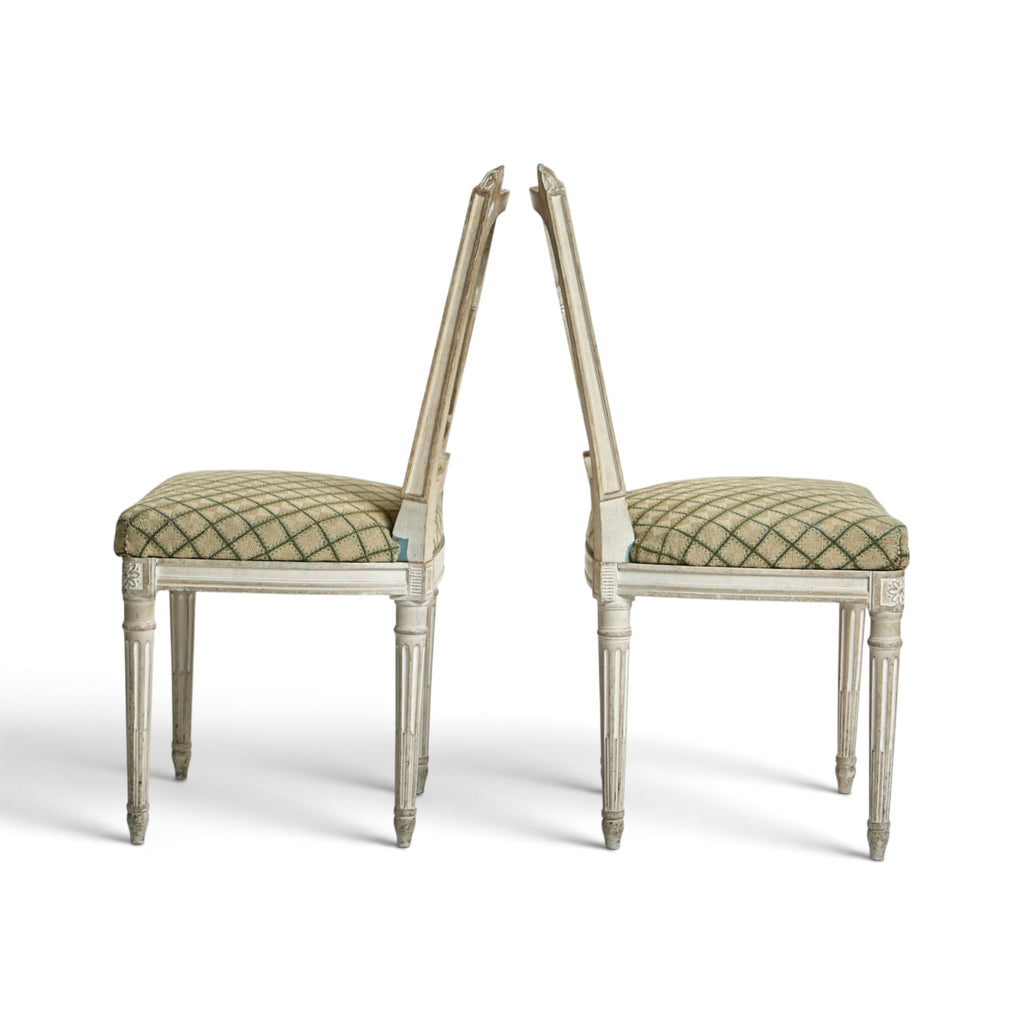 Early 20th Century Set of 12 Louis XVI Style Chairs with Urn Back
