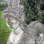 Early 20th Century Pair of Sphinx on Base