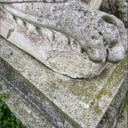 Early 20th Century Pair of Sphinx on Base