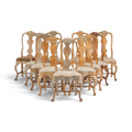 18th Century Swedish Set of 11 Rococo Chairs