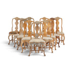 18th Century Swedish Set of 11 Rococo Chairs