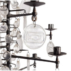 Mid-Century Swedish Erik Höglund 12-Light Chandelier