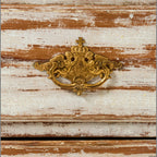 18th Century Swedish Rococo Cabinet with Glass in Doors from Stockholm