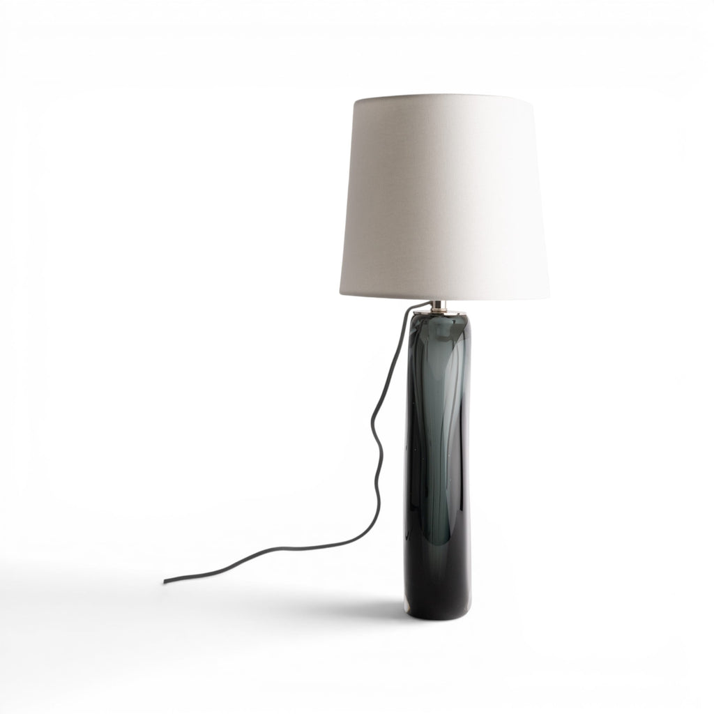 Smokey Teardrop Table Lamp