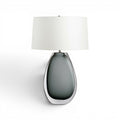 Smokey Teardrop Table Lamp