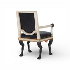 Robért Arm Chair - Aged White, Gold & Noir