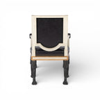 Robért Arm Chair - Aged White, Gold & Noir