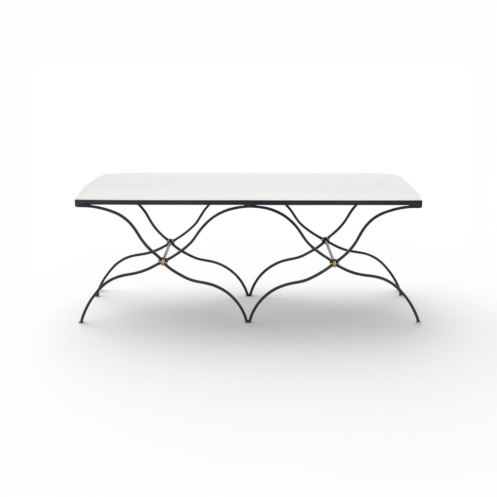 Elisabet Bench - Brass & Iron Knot