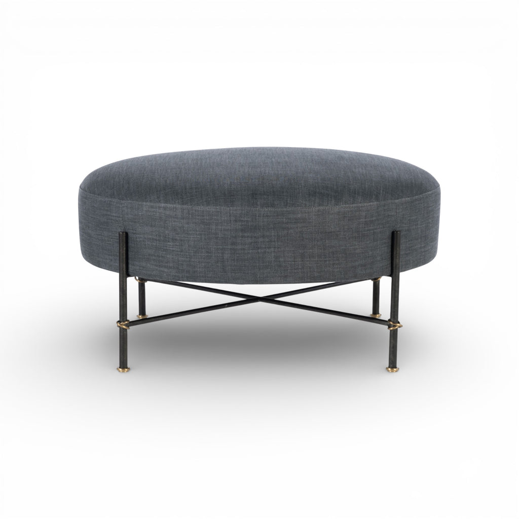 Dominique Round Ottoman