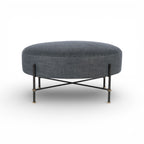 Dominique Round Ottoman