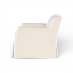 François Skirted Swivel Chair