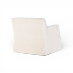 François Skirted Swivel Chair