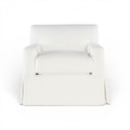 François Skirted Swivel Chair