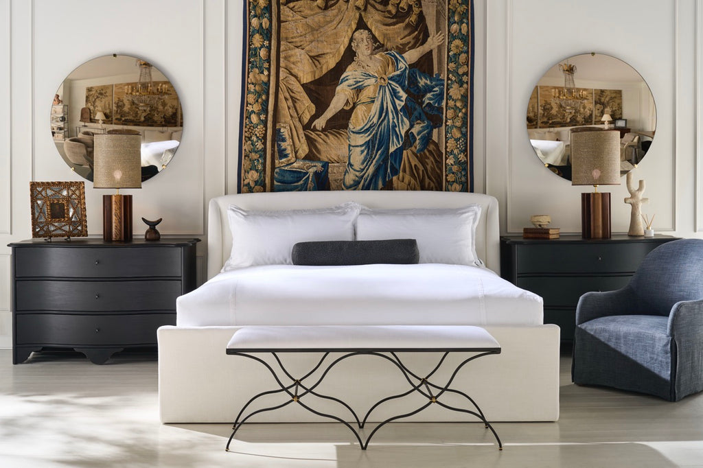 Elisabet Bench - Brass & Iron Knot